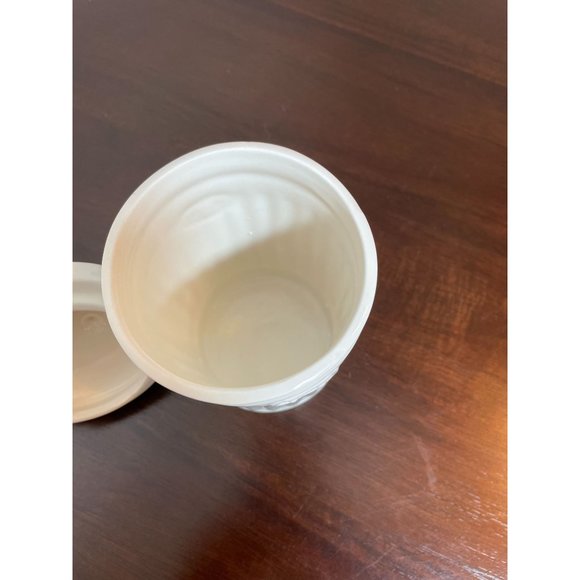 Vintage Whimsical Ceramic Trash Can with Mice - Picture 6 of 7